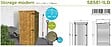 SOLID - Armoire de rangement pin  - L.90.2xH.179.8xP.96cm - vignette