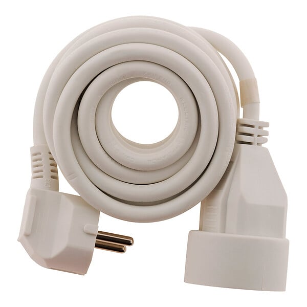 ZENITECH - Prolongateur 16A 2P+T HO5VV-F 3G1,5mm² - blanc 10m - Zenitech - large