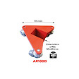 STOCKMAN - Jeu de 4 Coins roulants AR100B aluminium 400kg dimensions utiles 50x65mm Stockman - vignette