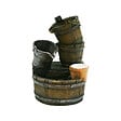 UBBINK - Kit fontaine rustique polyrésine Halifax bois 350 l/h - vignette