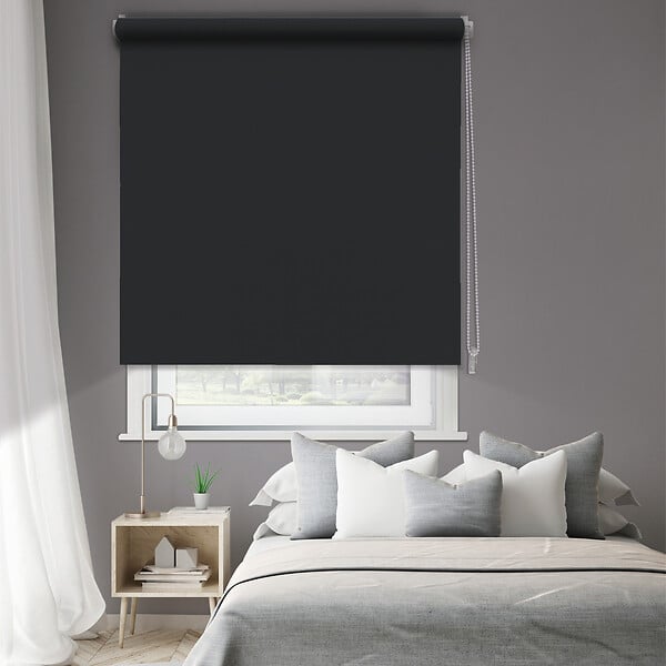 MADECO - Enrouleur occultant noir - L84 x H190cm - large