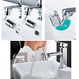 ECOPERL - Aerateur Eco Zigzag sur rotule laiton orientable 720deg 6L - vignette