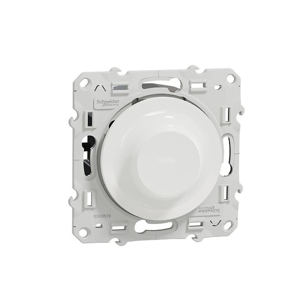 SCHNEIDER ELECTRIC - Variateur de lumière Odace Blanc 3W-100W LED - large