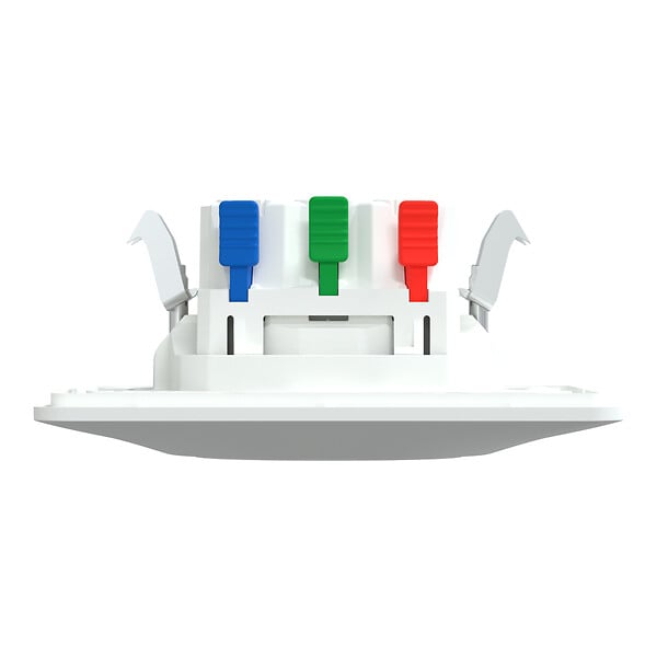 SCHNEIDER ELECTRIC - Ovalis Monobloc Prise de courant 2P+T affleurante bornes auto Blanc - large