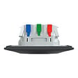 SCHNEIDER ELECTRIC - Prise 2P+T Ovalis Monobloc affleurante polycarbo Anthracite - vignette