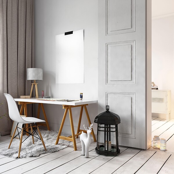 DULUX VALENTINE - Peinture Simple et Deco radiateurs - Lin Clair - Satin - 0,5L - large