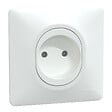 SCHNEIDER ELECTRIC - Prise de courant 2P 16A - Ovalis Bornes vis - Blanc - vignette