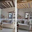 MAISON DECO - Peinture relook effet bois Pin - Satin - 0,75L - vignette