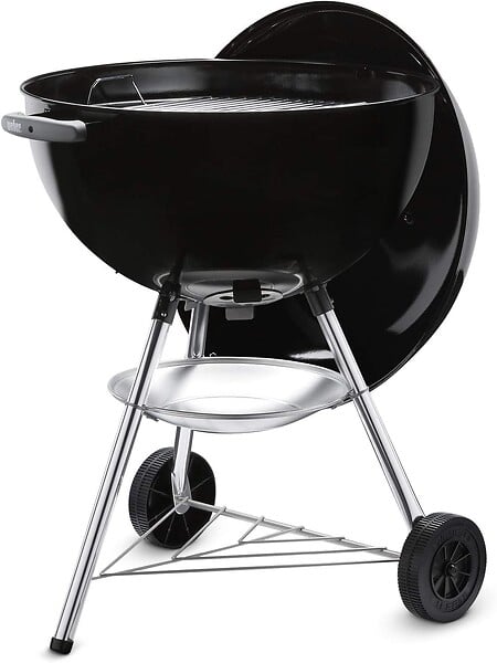 WEBER - Barbecue à charbon de bois Bar-B-Kettle noir diamètre 57 cm - large