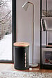 DIXNEUF - Réservoir à pellets acier - Octaris - Noir et hêtre - 20 kg - vignette