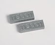 NIELSEN - Embout cimaise - Plastique - NIELSEN Profi - Argent - Lot 2 - vignette