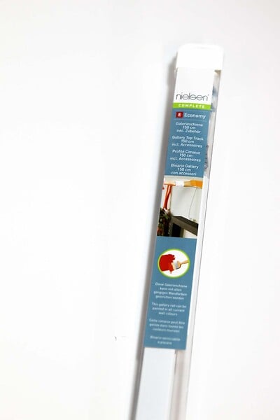 NIELSEN - Cimaise aluminium Éco à peindre - 1,50 m - large