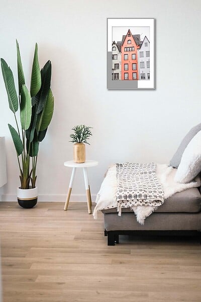 NIELSEN - Cadre aluminium NIELSEN ACCENT argent mat 40x60cm - large