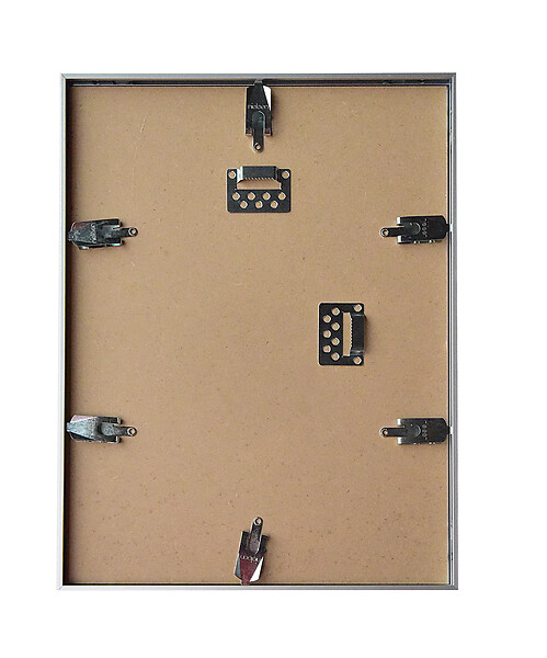 NIELSEN - Cadre aluminium 22x22cm - Rouge - Passe-partout 14x14cm - large
