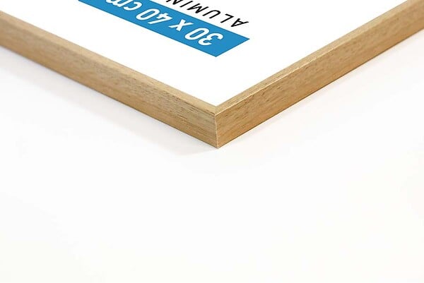 NIELSEN - Cadre Aluminium NIELSEN 30x40 Recouvert Placage Chêne - large