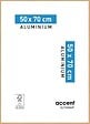 NIELSEN - Cadre aluminium NIELSEN ACCENT placage chêne 50x70cm - vignette