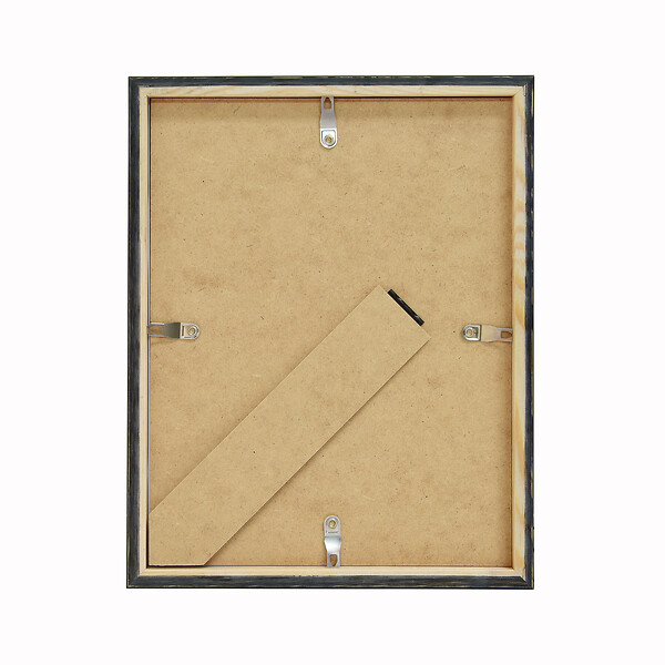NIELSEN - Cadre Bois 18x24 Aura Noir avec Passe Partout 1 Ouverture 13x18 - large