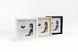 NIELSEN - Cadre Bois NIELSEN 21x29.7 Noir avec Passe Partout 1 Ouverture 15x20 - vignette