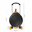 FISKARS - Dévidoir XL - Avec tuyau - Avec roues - 20m + 5m - 13mm de diamètre - vignette