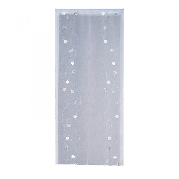 CENTRALE BRICO - Vitrage tamisant, Orion gris/argent l.90 x H.160 cm - large