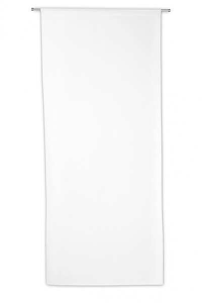 CENTRALE BRICO - Vitrage tamisant, Leo blanc l.90 x H.210 cm - large