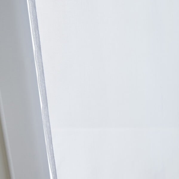 CENTRALE BRICO - Paire de vitrages transparent, Idealis blanc l.60 x H.120 cm - large