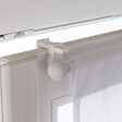 CENTRALE BRICO - Paire de vitrages tamisant, Leo blanc l.60 x H.120 cm - vignette