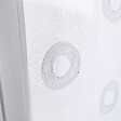 CENTRALE BRICO - Vitrage tamisant, Cosmos blanc/argent l.90 x H.210 cm - vignette