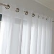 CENTRALE BRICO - Voilage transparent, Chic blanc l.300 x H.240 cm - vignette