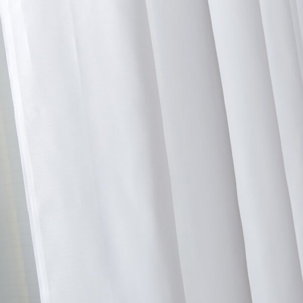 CENTRALE BRICO - Voilage transparent, Chic blanc l.300 x H.240 cm - large