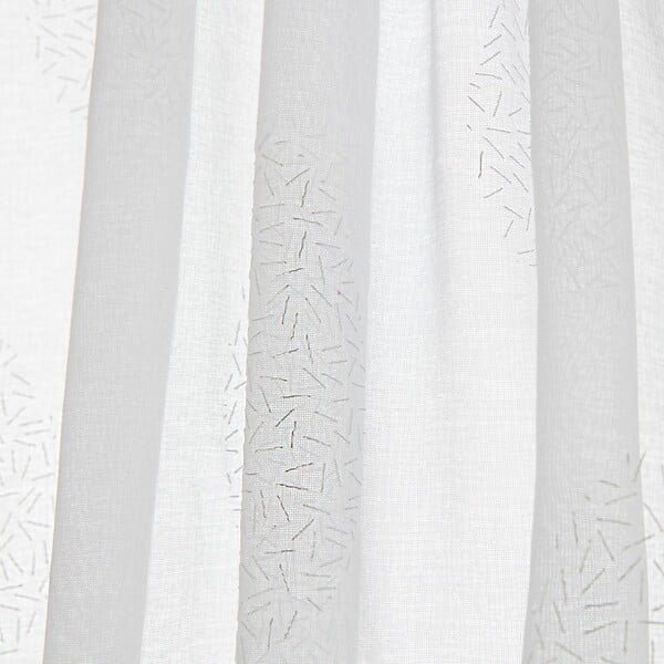 CENTRALE BRICO - Voilage transparent blanc l.140 x H.240 cm - large