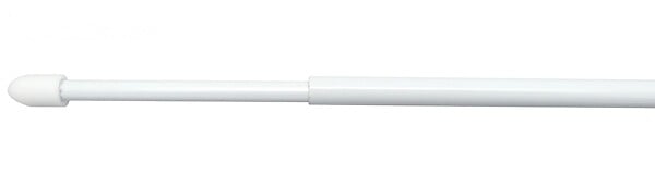 CENTRALE BRICO - 2 barres Rondes Diam. 7 mm blanc brillant 50/80 cm acier - large