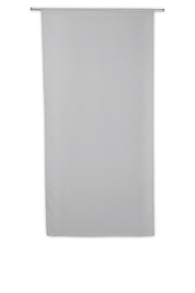 CENTRALE BRICO - Vitrage tamisant, Leo gris galet n°5 l.80 x H.160 cm - large