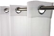 CENTRALE BRICO - Voilage tamisant, Niagara blanc-blanc n°1 l.140 x H.260 cm - vignette