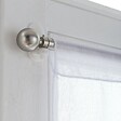 CENTRALE BRICO - Vitrage tamisant, Orion gris/argent l.90 x H.210 cm - vignette