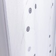 CENTRALE BRICO - Vitrage tamisant, Orion gris/argent l.90 x H.210 cm - vignette