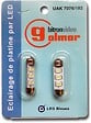 GOLMAR - lampe navette - led - bleue - bitron uak7076/102 - vignette