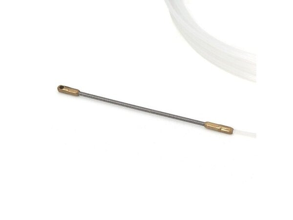 CENTRALE BRICO - Tire-fil nylon, L.10 m, Diam.3 mm, blanc - large