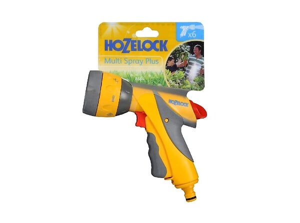 HOZELOCK - Pistolet multijets Plus en plastique pour l’arrosage des plantes d’extérieur - large
