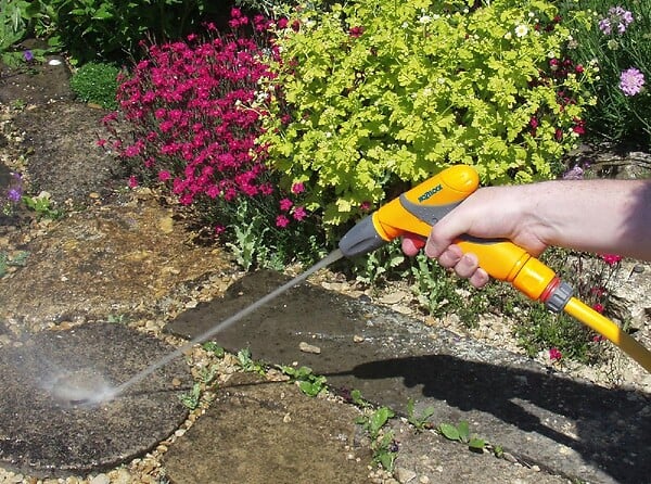 HOZELOCK - Pistolet jet droit Plus en plastique pour les travaux de nettoyage à l’extérieur - large