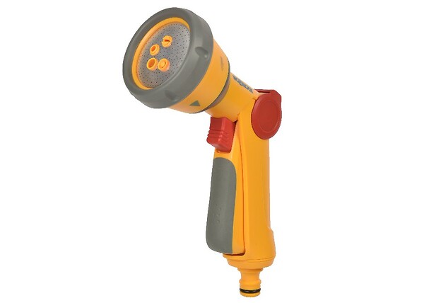 HOZELOCK - Kit pistolet 15 mm multijets bi-matière 2022 pour le nettoyage et l'arrosage - large