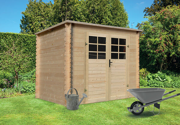 SOLID - Abri de jardin bois Turvo - L.266.3xH.186.4xP.250.4cm - large