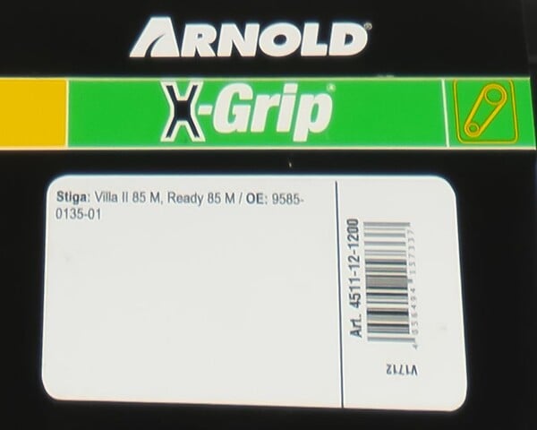 CENTRALE BRICO - Courroie dentée trapézoïdale X-Grip de type 120S8M1200 - large