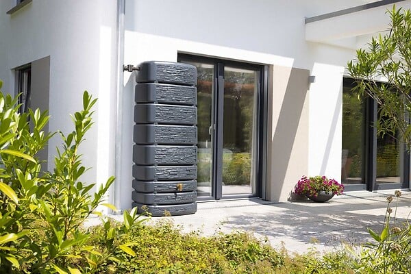 GRAF - Cuve SLIM STONE - Gris anthracite - 500 Litres - large