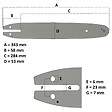 GT GARDEN - Guide 12 pouces (30 cm) pour multifonction 4 en 1 et outil sur perche - vignette