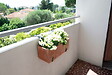CENTRALE BRICO - Lot de 2 supports tout reglable pour jardinière - 16 à 26 cm - Acier époxy - vignette