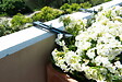 CENTRALE BRICO - Lot de 2 supports tout reglable pour jardinière - 16 à 26 cm - Acier époxy - vignette