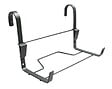 CENTRALE BRICO - Support jardinière crochet fer plat anthracite - 35x14 cm - Acier époxy - vignette