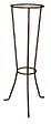 CENTRALE BRICO - Colonne fer vieilli H. 78 pour pot 24-26 cm - Acier époxy - vignette