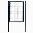 DIRICKX - Portillon grillagé Eco garden l.105 x H.125 cm, gris - vignette